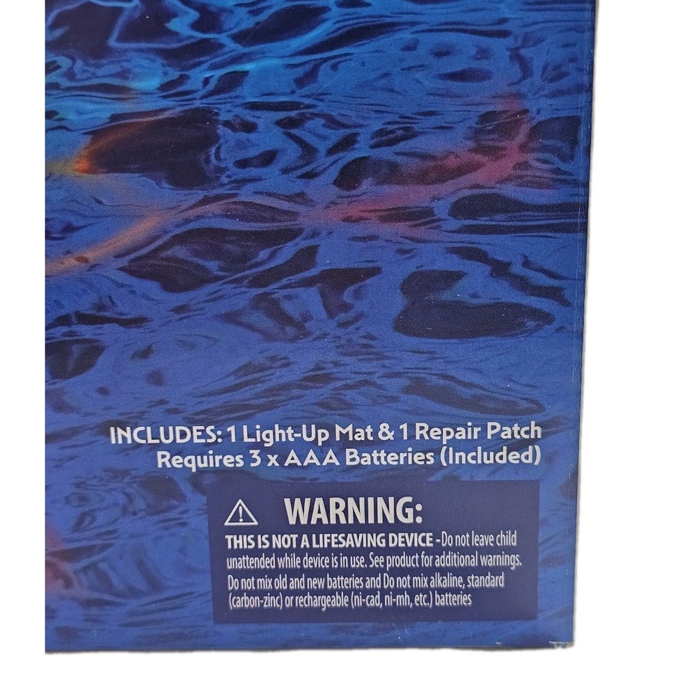 New Bluescape Inflatable Pool Mat‎ Float Color Changing LED Batteries Included - Picture 3 of 5